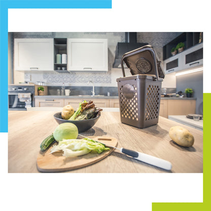 Pattumiera Forata per Raccolta Differenziata, Apertura a Libro