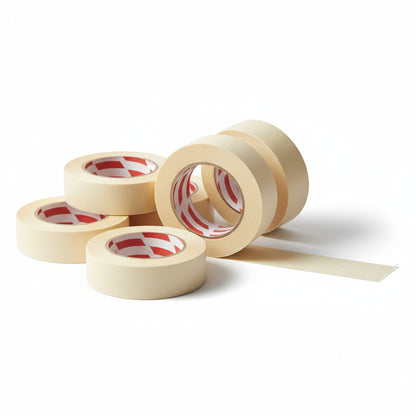 Nastro Carta Gommata 50mm x 50m - Nastro Mascheratura per Verniciatura e Pittura