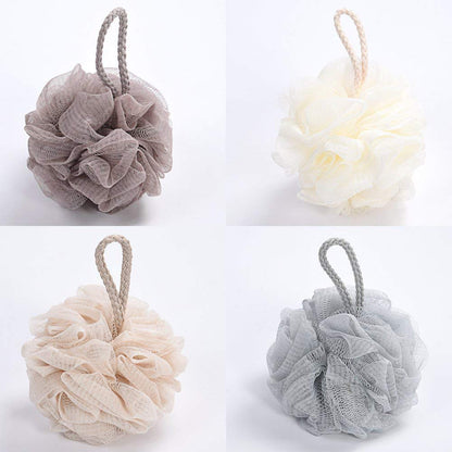 Spugne da Bagno Esfolianti a Rete - Set 8 Pezzi Pouf Doccia Colorati
