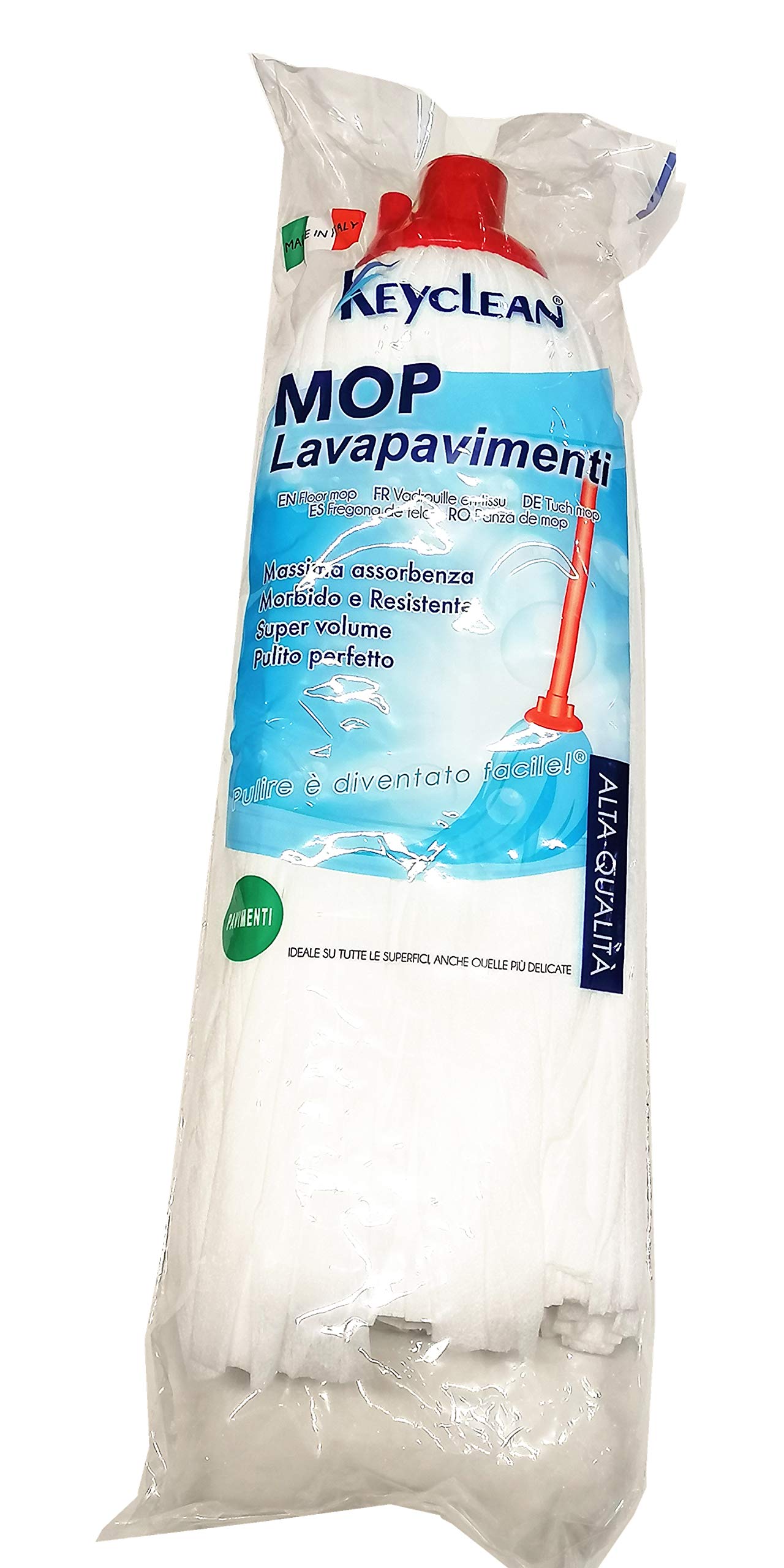 Mop Lavapavimenti 160gr - Mocio Ecologico Professionale Viscosa e Poliestere