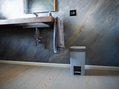 Pattumiera a Pedale Ecoplast 20L - Contenitore Igienico con Coperchio Made in Italy