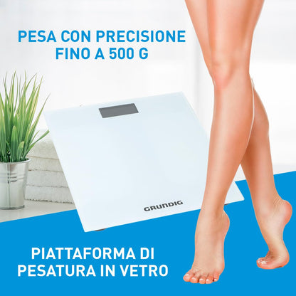 Bilancia Pesapersone Digitale Grundig - Display LCD Alta Precisione