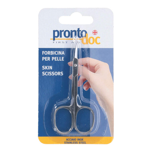 Forbicina Professionale per Pelle e Cuticole in Acciaio Inox - Pronto Doc