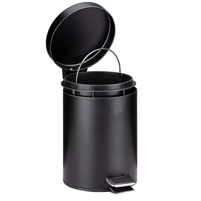 Poubelle à pédale Dirt Devil en acier inoxydable à fermeture douce pour la cuisine