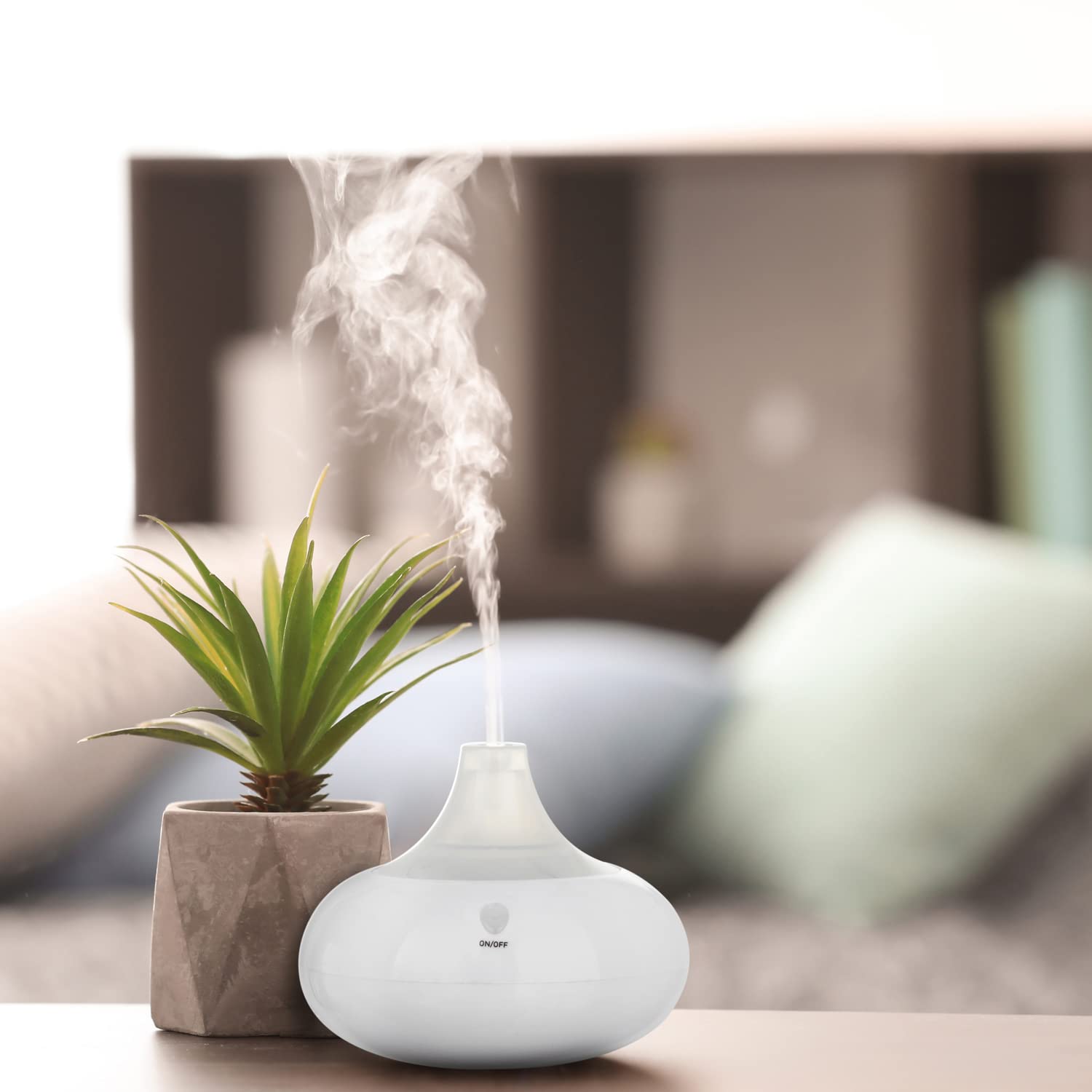 Aroma Diffuser and Humidifier 150 ml White