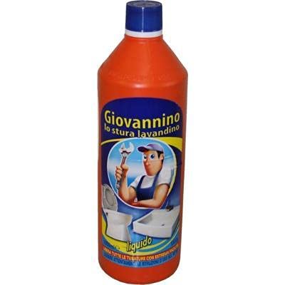 Giovannino Lo Stura Lavandino Disgorgante Rapido Professionale, Confezione da 1 lt