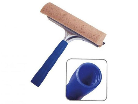 Lavavetri con spugna per lavare e gomma per asciugare 25 cm, ideale per Pulizia efficace e rapida di superfici vetrate