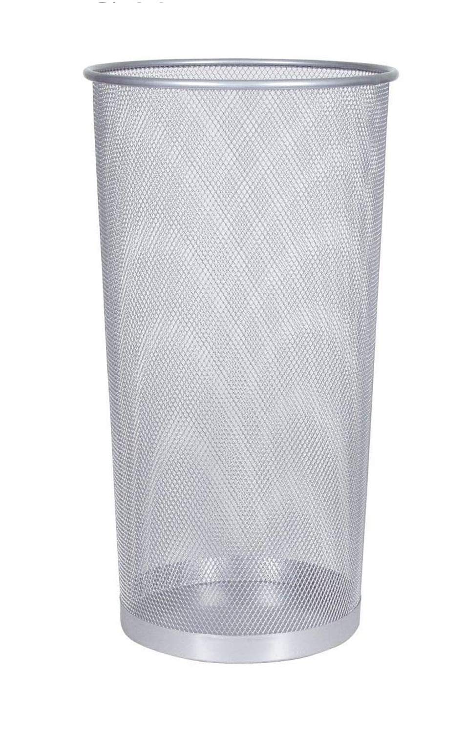 PORTA OMBRELLO,PORTA BASTONI,CESTINO MULTIFUNZIONE IN FILO METALLICO Ø 26 CM. H 50 CM.