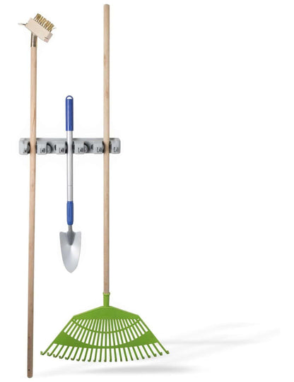 Supporto da parete per attrezzi da giardino