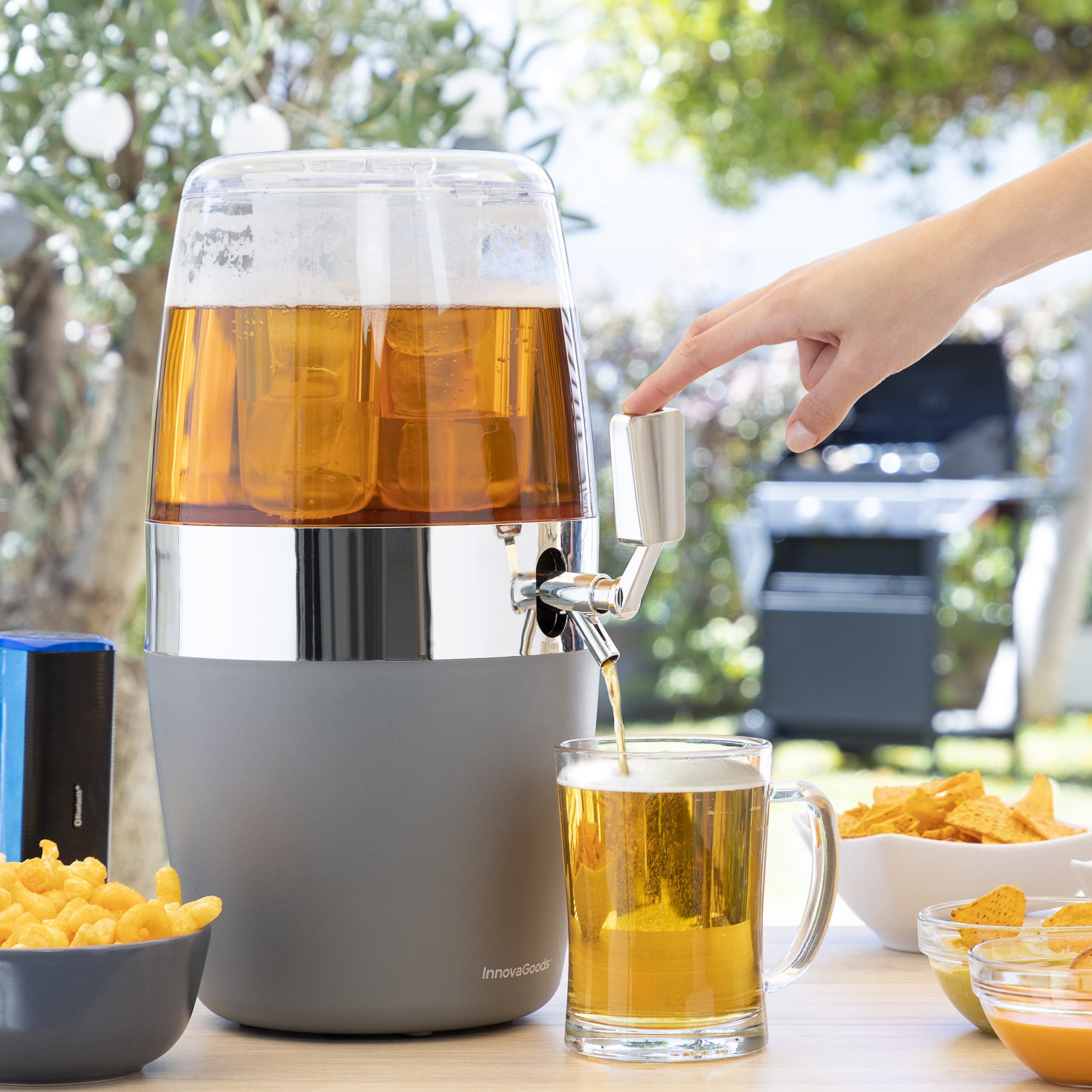 Spillatore Birra InnovaGoods 4L Raffreddamento a Sfera