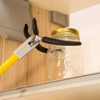 Pinza Prendi Oggetti per Scaffali Alti - Ferro Verniciato con Gomma Antiscivolo