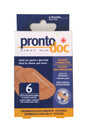 Pronto Doc Elastic Fabric Plasters, Ideal for Elbows and Knees, 1 Pack of 6 Plasters
