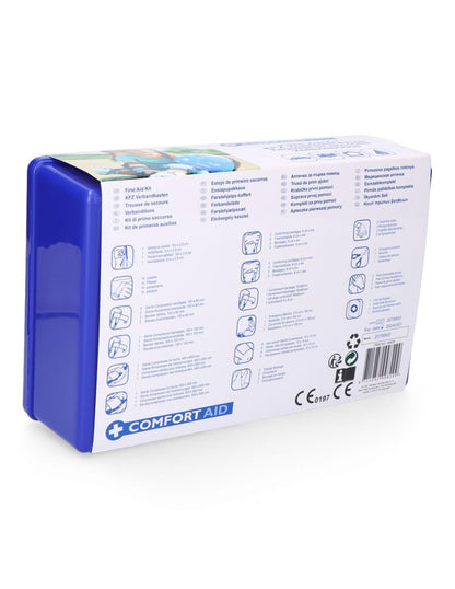 Kit Pronto Soccorso 41 Pezzi DIN 13164 - Cassetta Emergenza Casa Auto Lavoro Viaggio