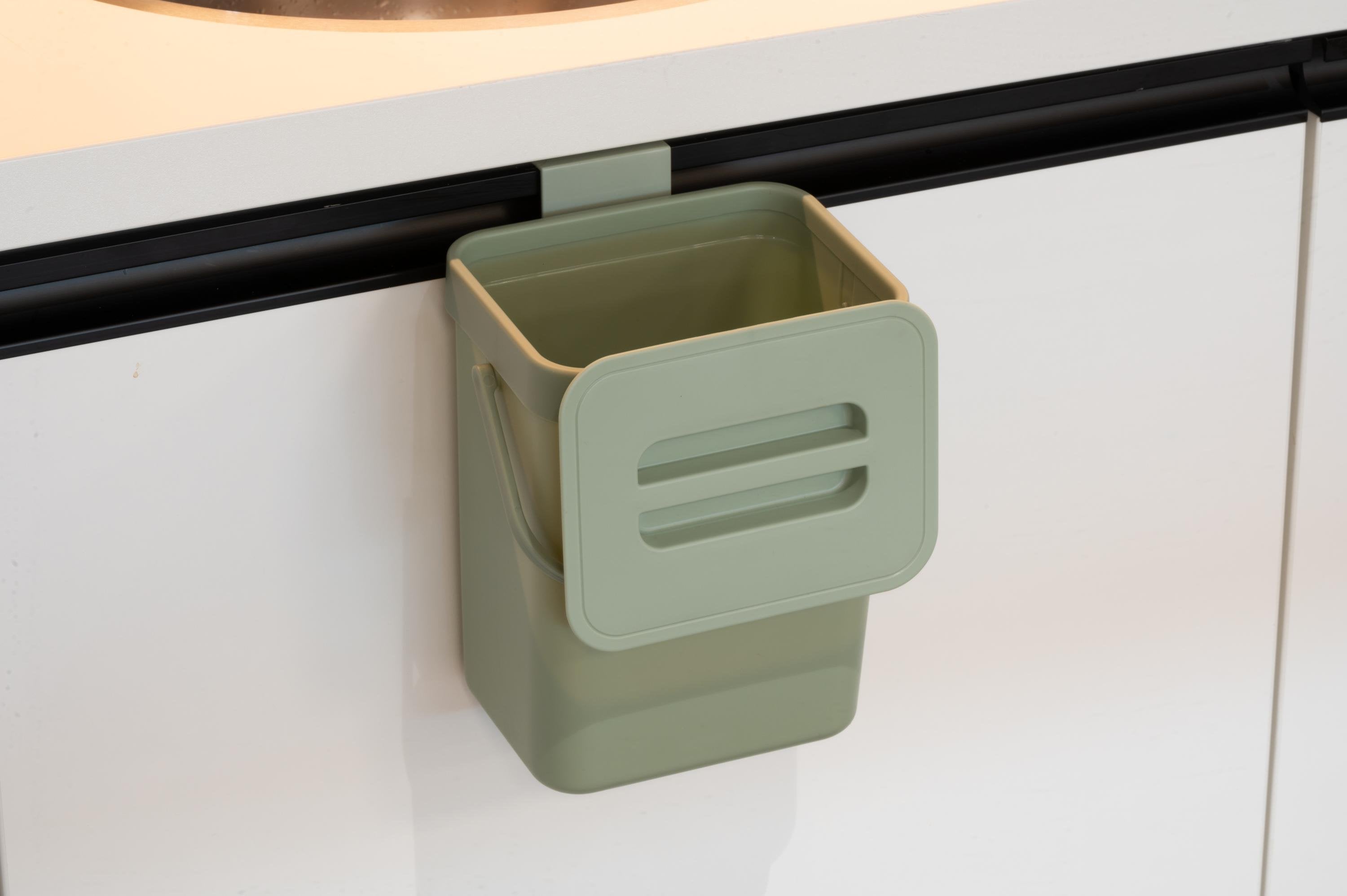 Pattumiera Umido 5L da Appendere - Bidone Organico Cucina 3 Colori