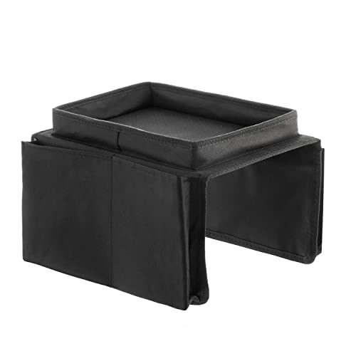 Vassoio Divano InnovaGoods Organizer 6 Tasche Nero