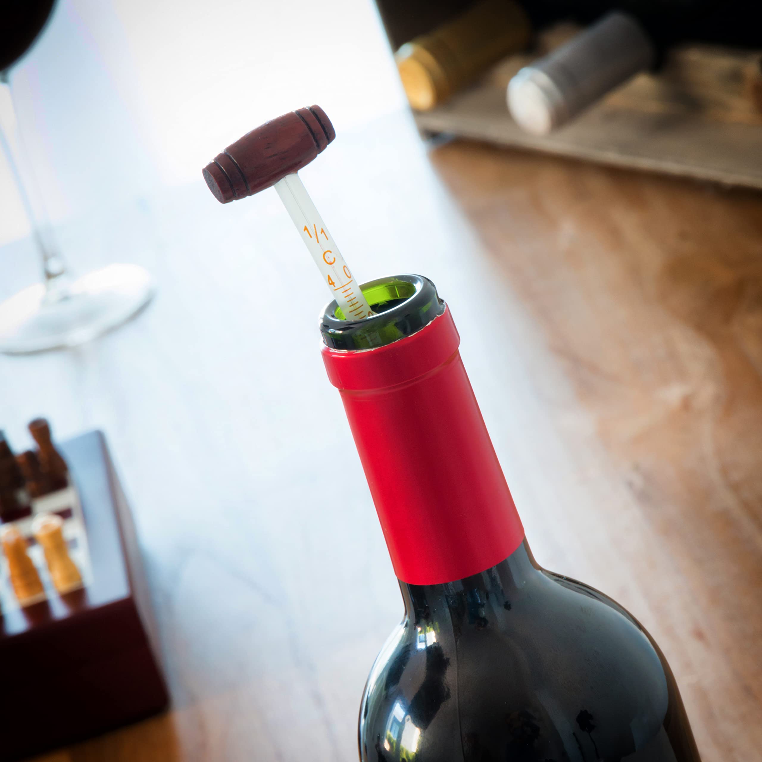 Set Accessori Vino Scacchi InnovaGoods Kit Sommelier 5 Pz