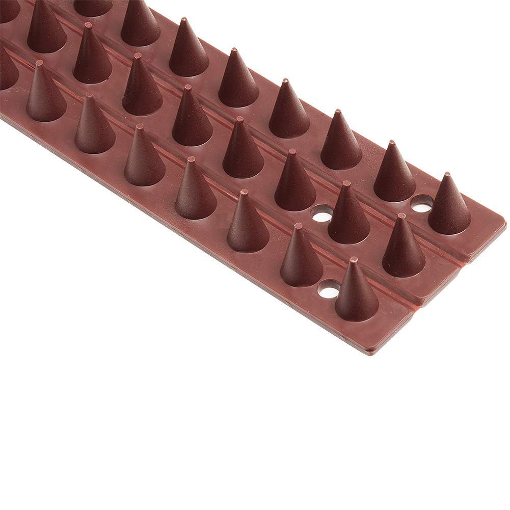 Dissuasori Piccioni Professionali 5 Metri - 10 Strisce Plurispillo Plastica Anti Uccelli Colombi per Balcone Terrazza Grondaia