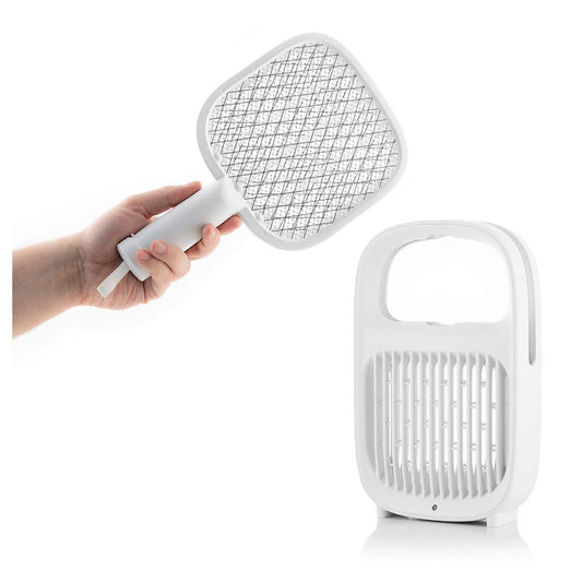 InnovaGoods® Swateck 2-in-1 rechargeable mosquito lamp and electric insect repellent, effectively eliminates mosquitoes, compact and lightweight design, ideal for home and garden.