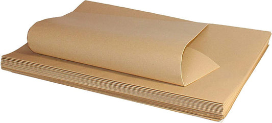 Confezione da 20 Fogli Formato 100x140 cm | Carta Kraft Millerighe Colore Avana da 80 gr Ideale per Imballi, Confezioni Regalo di Natale, Pasqua, Compleanno, Eventi Speciali