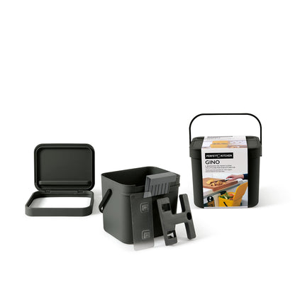 Pattumiera Umido da Appendere 7L Gino - Bidone Organico Cucina 2 Colori