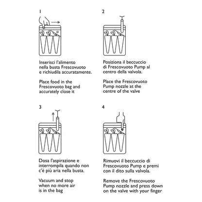 Perfetto Kitchen - 29003 - Sac de congélation sous vide - 20 x 30 cm - Taille M - Lot de 6