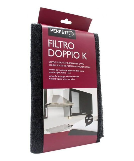 Filtro a Carbone Attivo con rilevatore, Dimensiojn-40 x 60 Cm, Multicolore, Taglia Unica