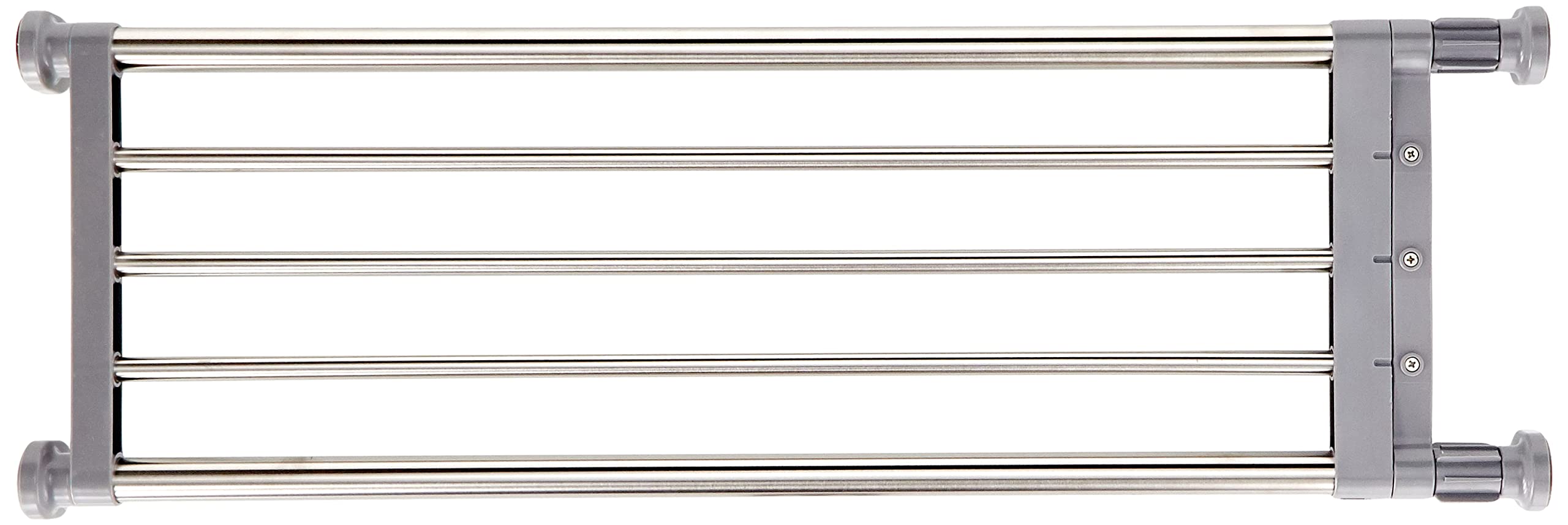 Mensola Estensibile Separatore Armadio  in Acciaio Inox – 72x120cm o 108x190cm
