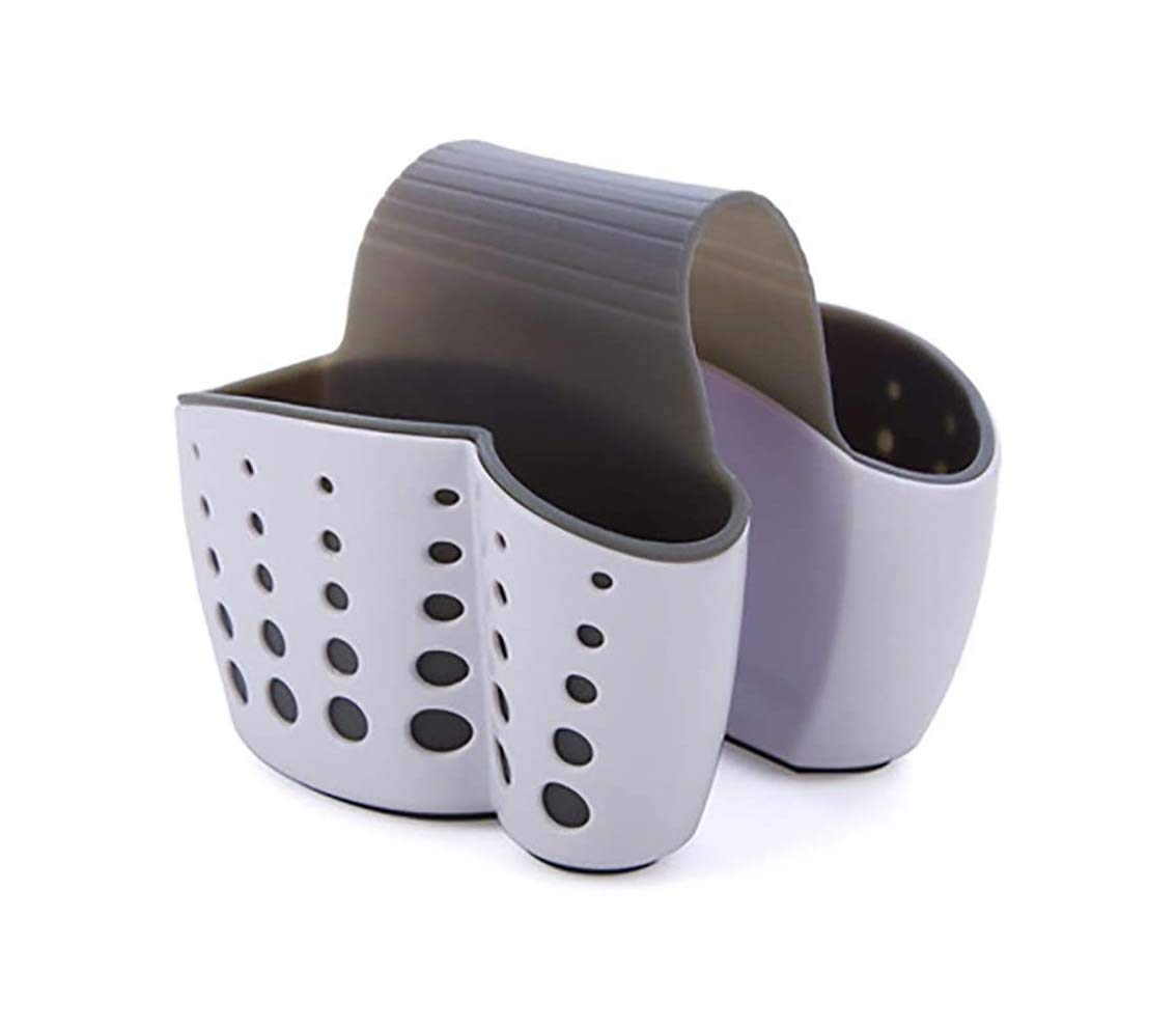 Organisateur de rangement Alpina pour éponges doubles, pour évier, 14,5 x 14 x 12,4 cm