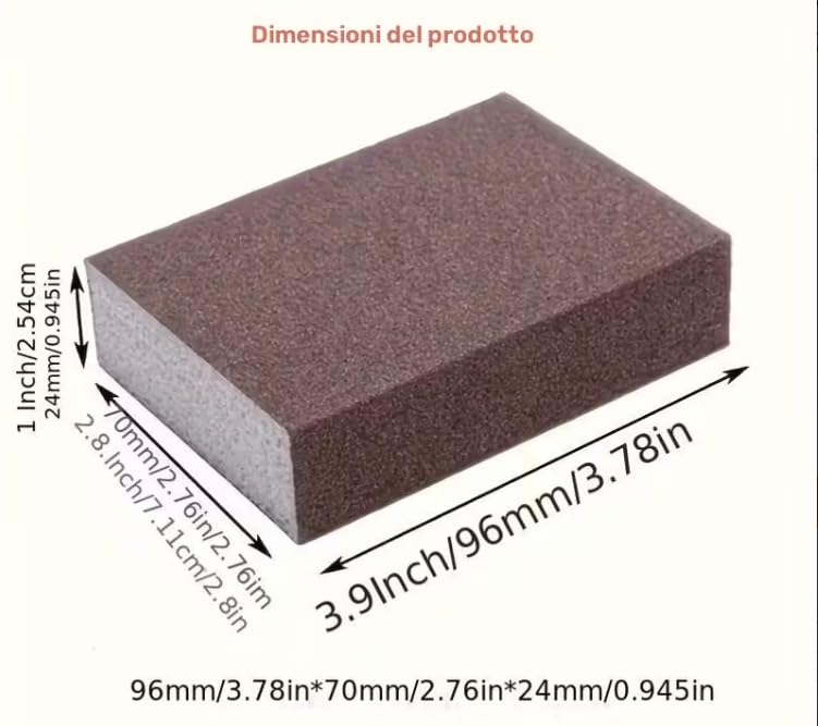 Spugne Abrasive Obelix 10pz Nere Sgrassatutto Cucina