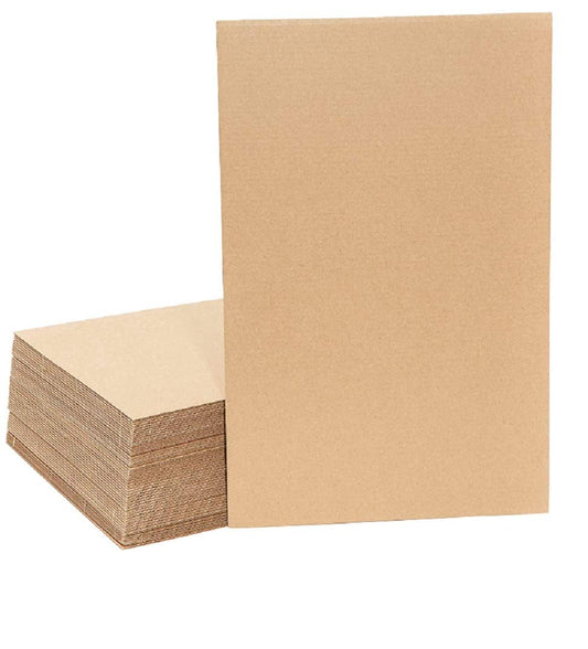FOGLI DI CARTONE ONDULATO 60X100 cm. PER SPEDIZIONI E IMBALLAGGIO RIEMPIMENTO