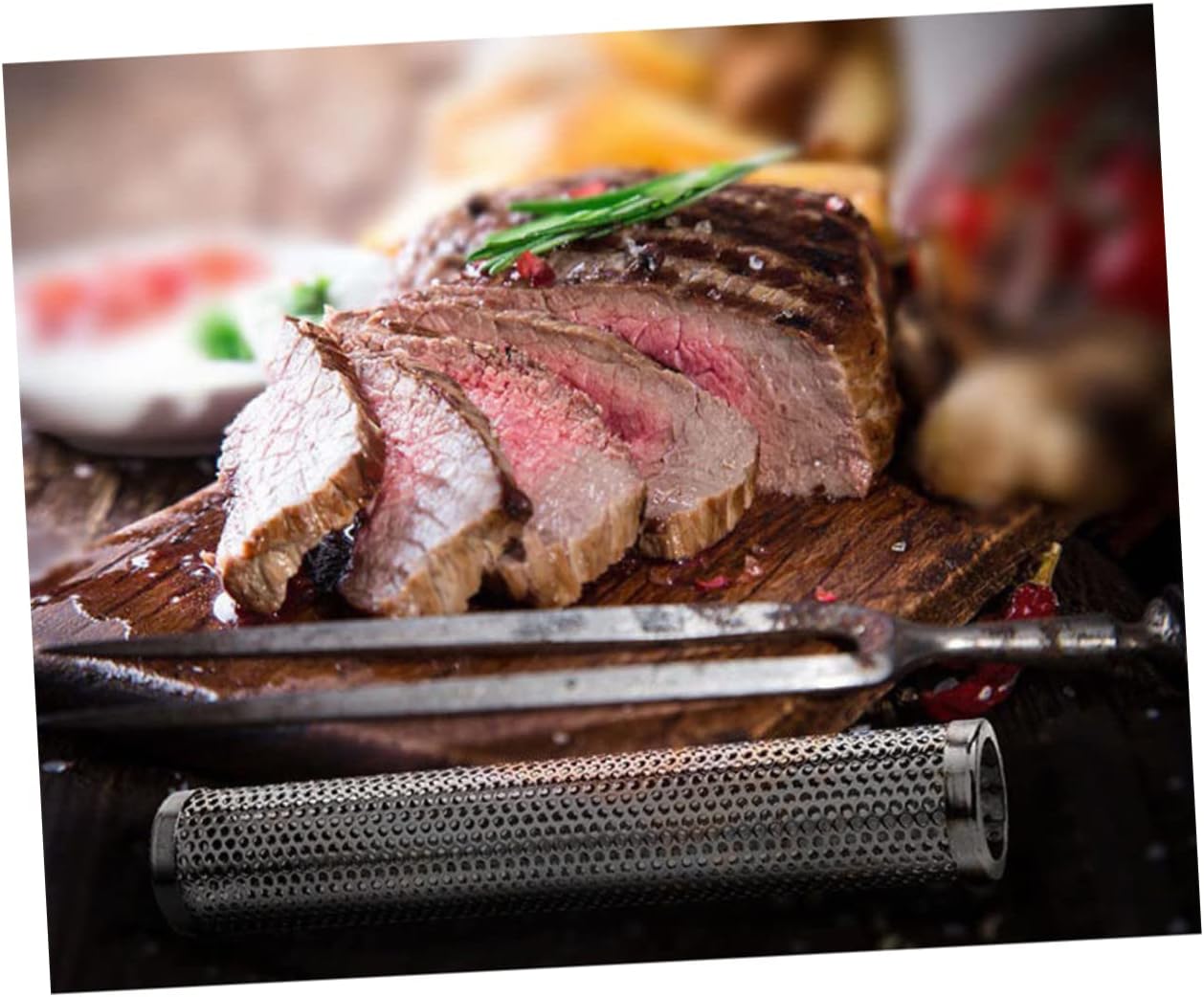 Tubo Affumicatore BBQ in Acciaio Inox – Affumicatura Calda e Fredda – 21 cm