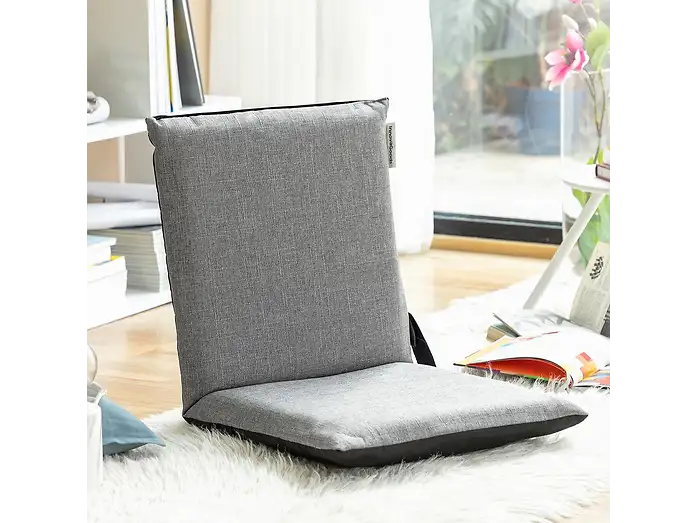 Sedia Reclinabile da Pavimento InnovaGoods – 6 Posizioni, Struttura in Metallo, 120 kg