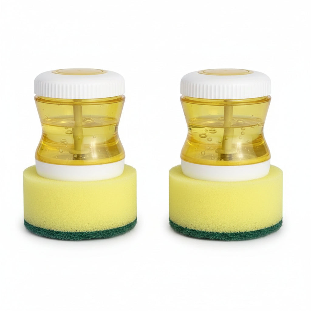 Spazzola dispenser Lavapiatti con Spugna 2 Pz.