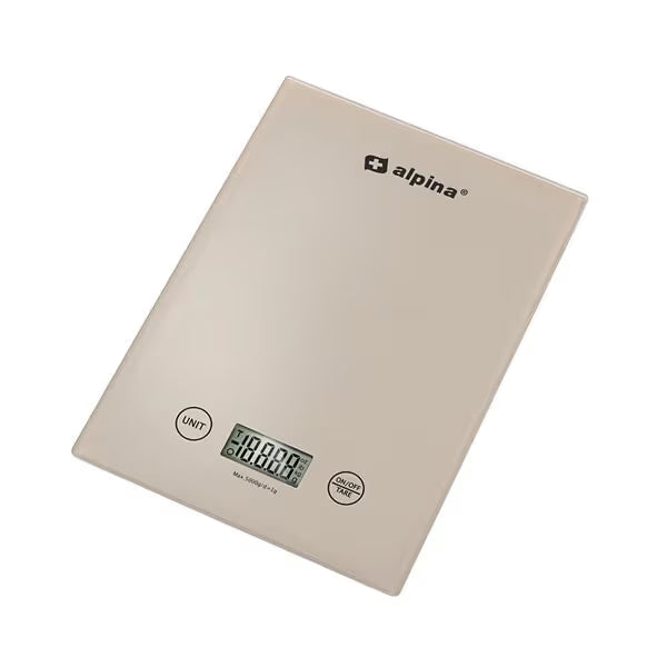 Bilancia Digitale da Cucina Alpina Max 5 Kg - Display LCD Preciso
