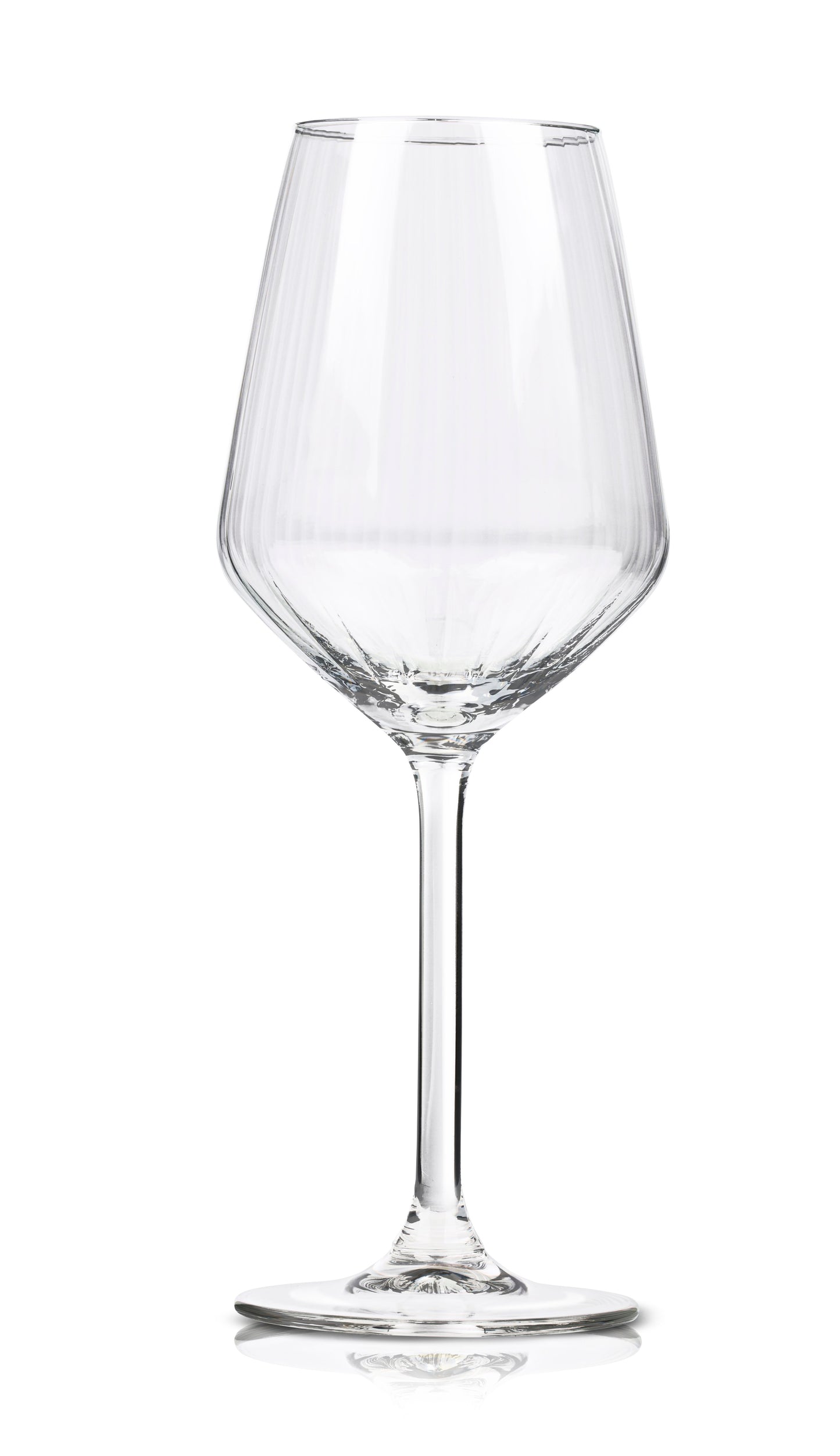 Bicchiere Vino Optiek 380ml - Set 4 Pezzi Eleganti