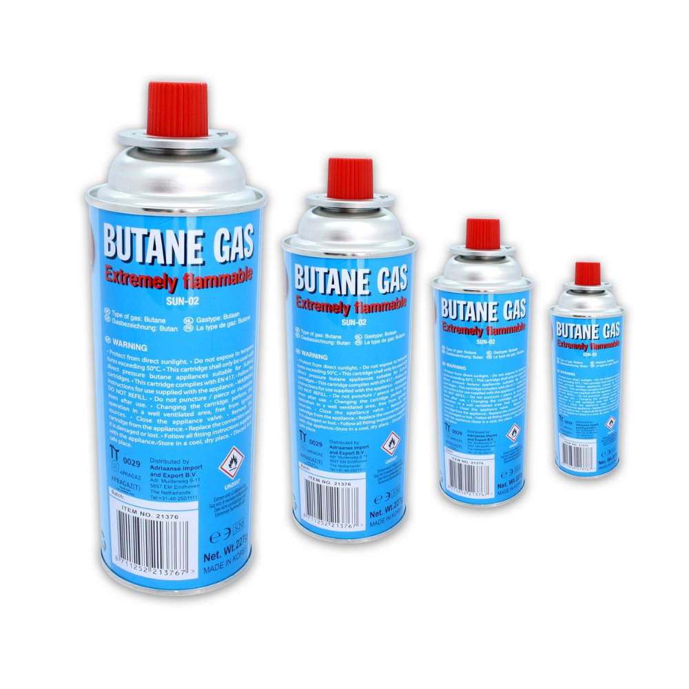 Bombolette Gas Butano 227g x4 Campeggio Grigliate Outdoor