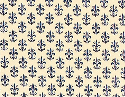 Carta lavabile in rotolo per cassetti cm.50x5 mt. disegno Giglio Fiorentino