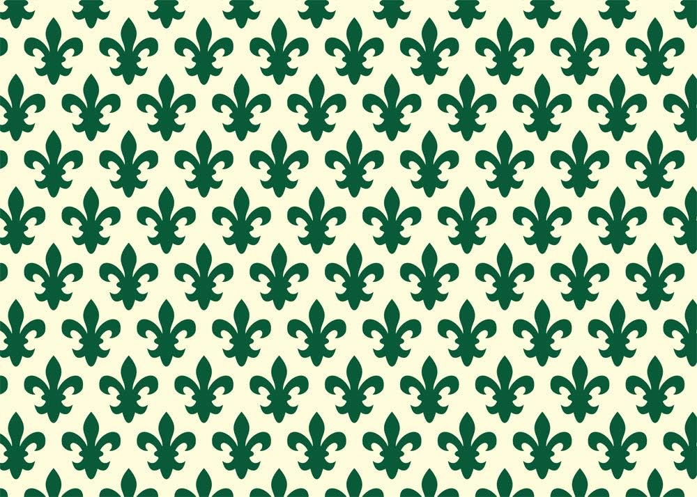 Rouleau de papier lavable pour tiroirs, 50 cm x 5 m, motif Lys florentin