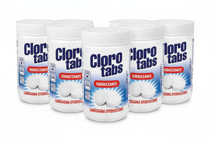 Cloro Tabs Candeggina Pastiglie Effervescenti 1 kg - Igienizzante Multiuso