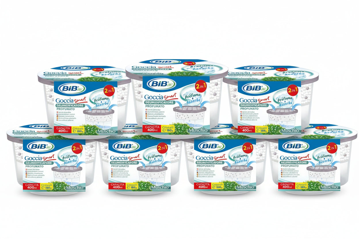 Deumidificatore BIB 400ml 2in1 Profumato - Conf. 6 Pezzi
