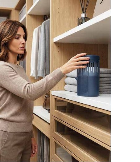 Deumidificatore per Casa Mini Kit | Vaschetta + Ricarica Tab 450g – Capacità 0,8 Lt