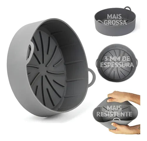 Cestello in Silicone per Friggitrice ad Aria Ø 20 x H 5 cm
