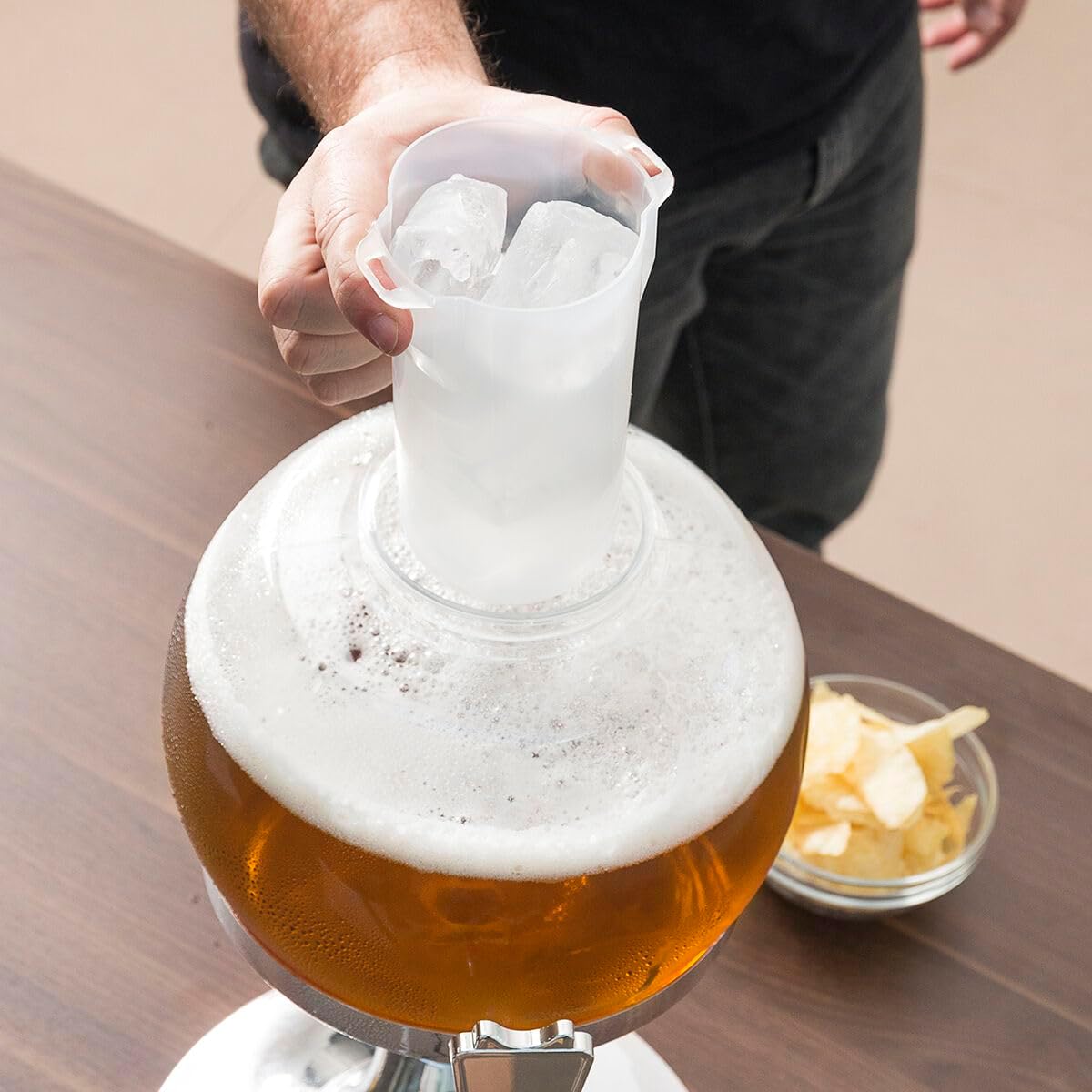 Dispenser Birra Ball 3.5L Ghiaccio Refrigerante Sferico
