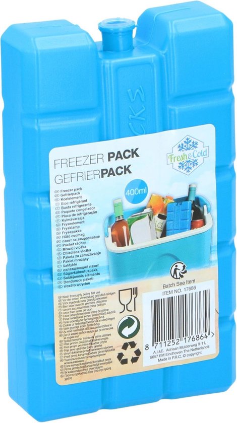 Mattonella Freezer 400 ml – Set 2 Pezzi Riutilizzabili