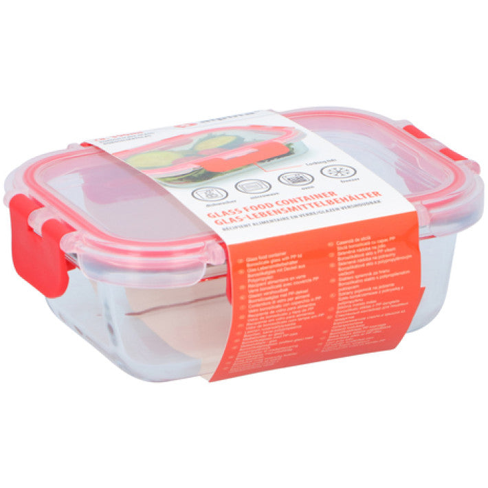 Contenitore Ermetico Vetro Borosilicato ALPINA - Chiusura 4 Clip