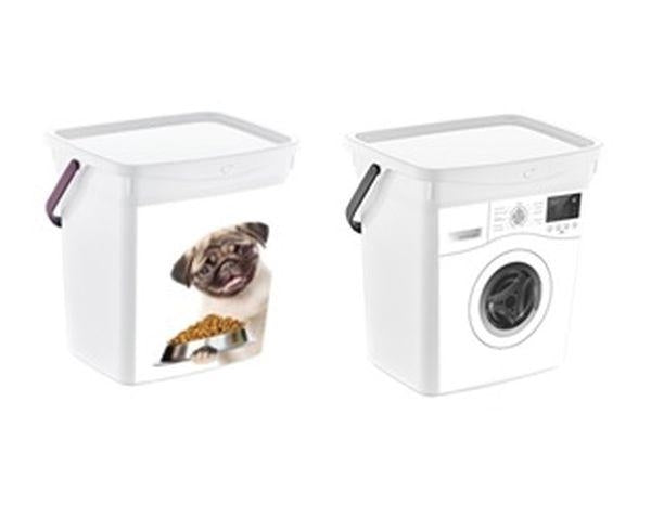 Contenitore Detersivo 6L Coperchio Fantasie 23x18x24.5cm