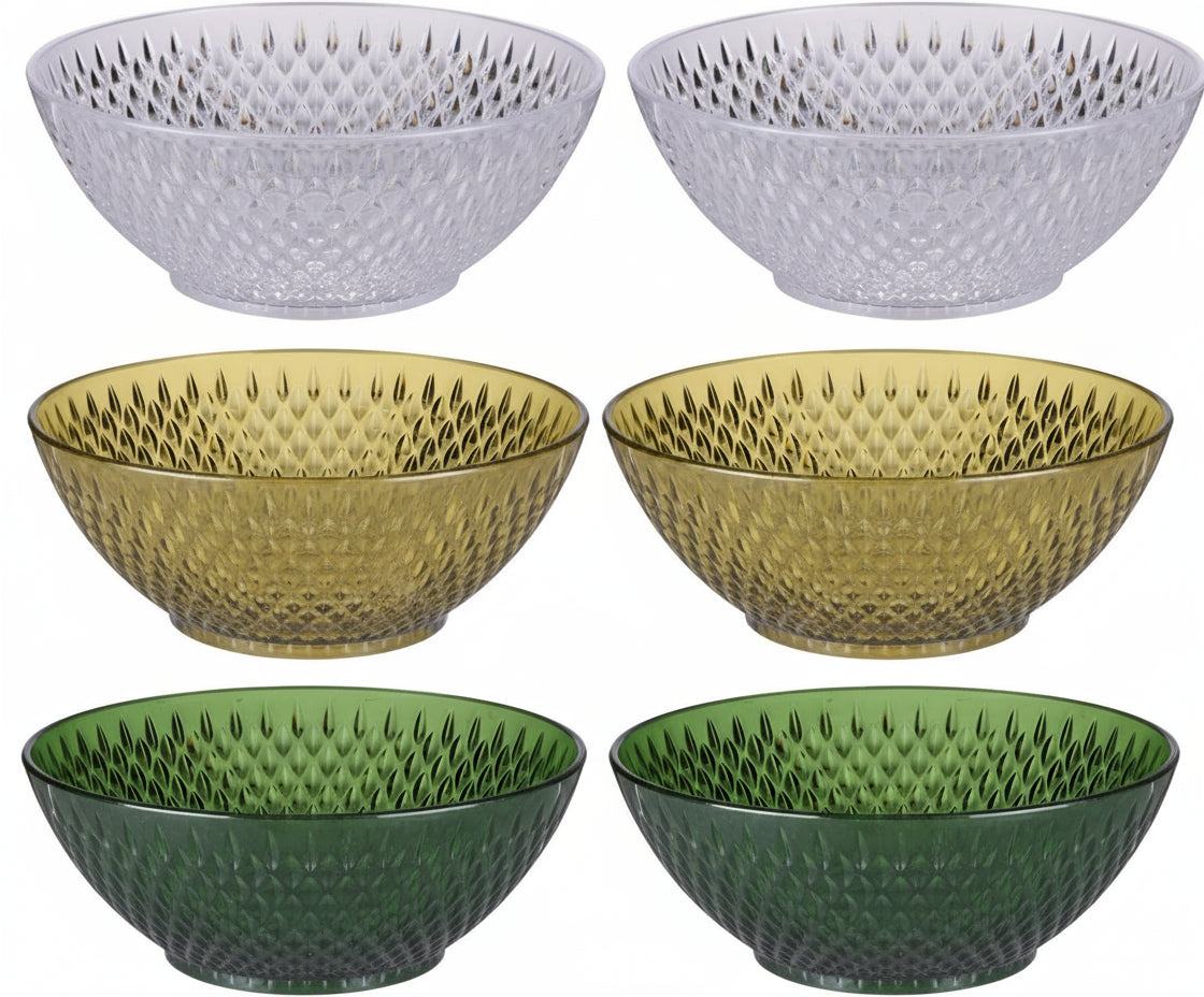 Ciotola Optiek 14,5cm - Set 2 Pezzi Eleganti per Insalate e Contorni