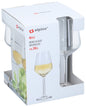 Bicchiere Vino Optiek 380ml - Set 4 Pezzi Eleganti