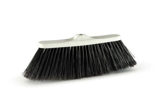 Scopa Industriale Setole Rigide Nere - Per Esterni, Officine e Garage