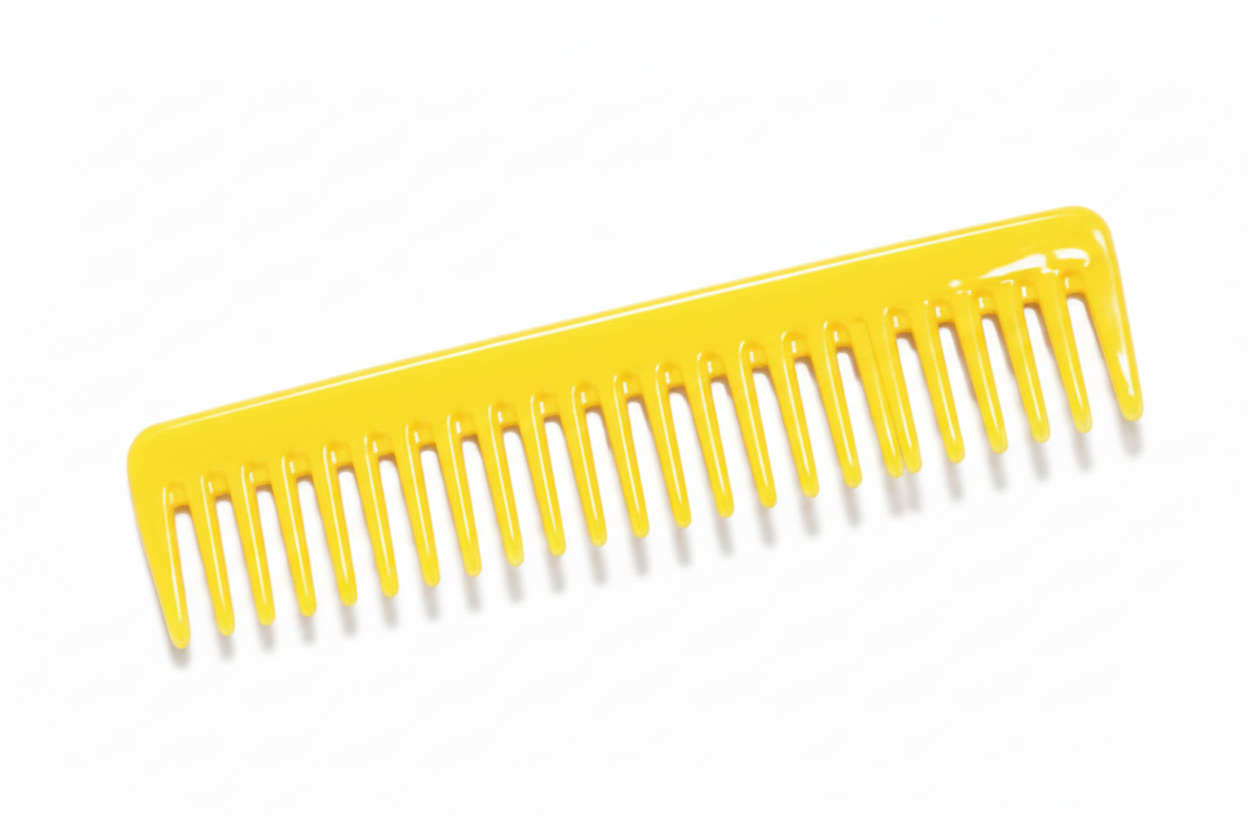 Set 4 Pettini a Denti Larghi in Acetato – Districante Antistatico Professionale